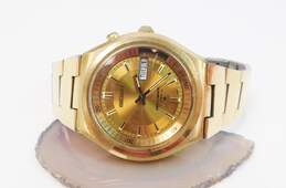 Vintage Seiko Bell-Matic 17 Jewels Gold Tone Day Date Men's Watch 104.0g