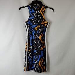 Top Shop Women's Multicolor Sleeveless Mini Dress SZ 2