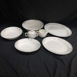 7pc Bundle of Century by Salem Commodore 22K Gold Trimmed Serving Dishes