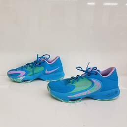 Nike Zoom Freak 4 Shoes Blue Size 8