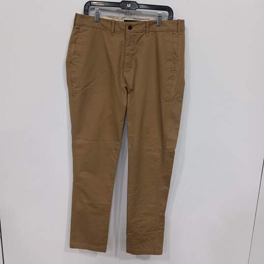 Abercrombie & Fitch Men's Brown Skinny Chino Pants Size 34x32 W/Tags image number 1
