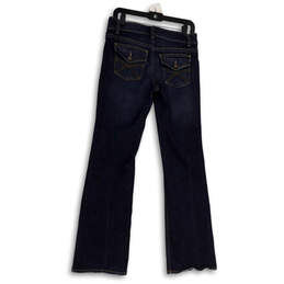 Womens Blue Denim Medium Wash Pockets Stretch Bootcut Leg Jeans Size 4R alternative image