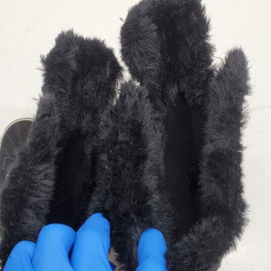 Sorel Tivoli II Tall Black Suede Waterproof Winter Boots Size 7 image number 3