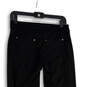 Womens Black Flat Front Pockets Activewear Flared Ankle Pants Size Small image number 4