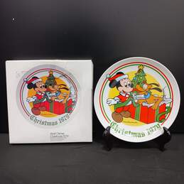 Schmid/Disney Mickey Mouse 1979 Christmas Collector Plate