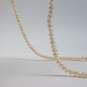 Sterling Silver Fw Pearl 4.3mm Bead 17 1/2 Inch Necklace 13.3g image number 7