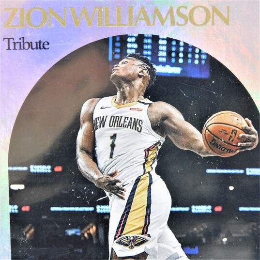 2020-21 Zion Williamson NBA Hoops Tribute New Orleans Pelicans image number 2