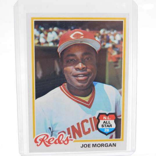 1978 HOF Joe Morgan Topps All-Star Cincinnati Reds image number 1
