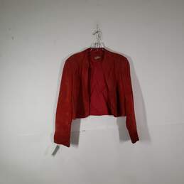 Womens Long Sleeve Open Front Short Cropped Jacket Size Small