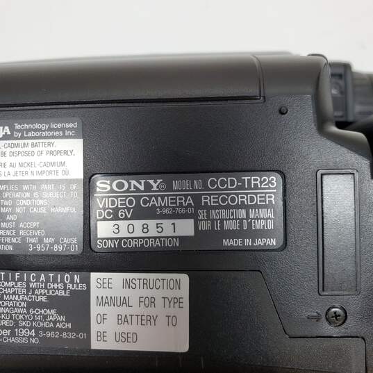 Sony Handycam CCD-TR23 Video8 8mm Movie Video Camera Camcorder image number 8