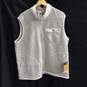The North Face Men's Sandstone Heather Full Zip Mock Neck Fleece Vest Size XL NWT image number 1