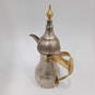 Vintage Dallah Arabic Style Coffee Pot W/ Claw Mugs & Tray image number 4