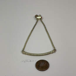 Designer Kendra Scott Gold-Tone Cubic Zirconia Chain Bracelet w/ Dust Bag alternative image