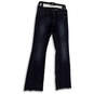 Womens Blue Denim Medium Wash Pockets Stretch Bootcut Leg Jeans Size 4R image number 1