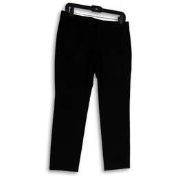 Womens Black Flat Front Pockets Skinny Leg Formal Dress Pants Size 6P alternative image