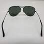 Vintage 90s Bausch & Lomb Ray-Ban Black Aviator Sunglasses L2821 image number 4