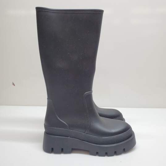 Jeffrey Campbell Ilya Waterproof Rain Boots in Black Size 8 image number 1
