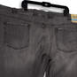 NWT Mens Gray Denim Medium Wash Relaxed Fit Stretch Cropped Jeans Sz 50x30 image number 4