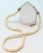 Carolyn Pollack 925 Cream Tone Cord Necklace 7.3g image number 1