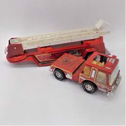 Nylint Aerial Hook And Ladder Fire Truck Red Pressed Steel