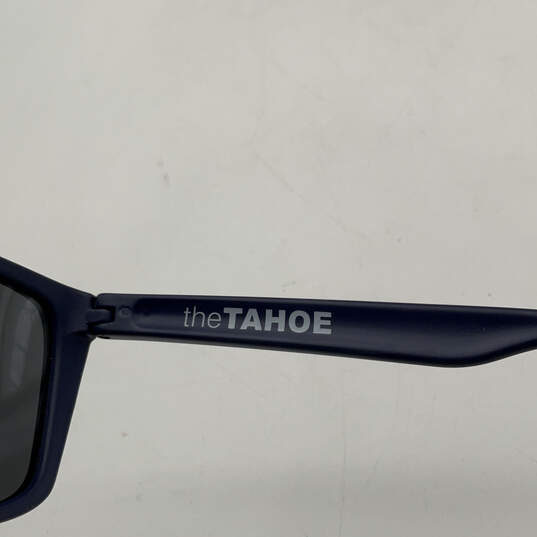 Mens Blue Full Rim Water Friendly Stylish Square Sunglasses With Dust Bag image number 7