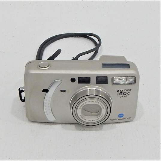 Konica Minolta Brand Zoom 160C Model 35mm Film Camera w/ Strap image number 1