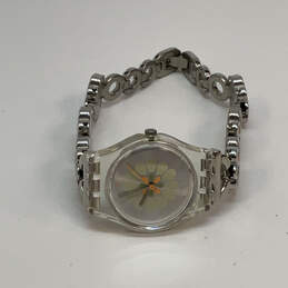 Designer Swatch LK236G Silver-Tone Daisy Fragrance Analog Wristwatch alternative image