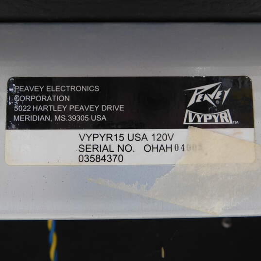 Peavey Brand Vypyr Model 15W Modeling Electric Guitar Amplifier image number 6