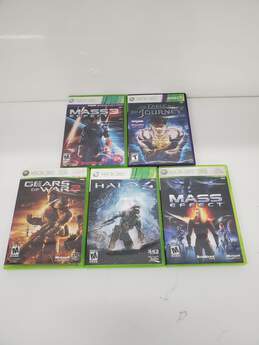 Lot of 5 Xbox 360 Game Disc ( Halo4) Untested