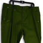 NWT Mens Green Flat Front Pockets Straight Leg Ankle Pants Size 40 image number 2