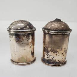 Vintage Silverplate Salt & Pepper Shakers Pair - Parts/Repair