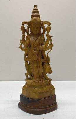 Sandal Wood Hand Crafted Deity 16 inch Tall Shiva Hindu Statue