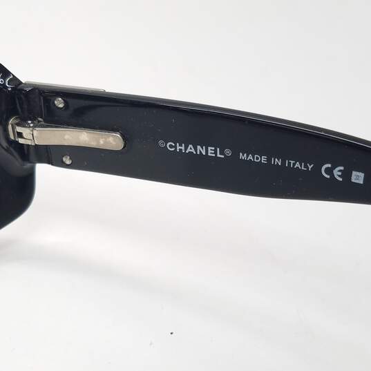 Chanel Eyewear Rectangle Eyeglass Frames Black image number 3