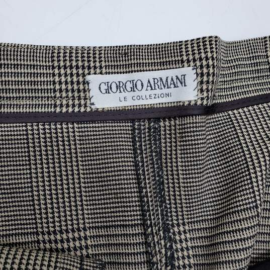 Giorigo Armani Wool Women's Dress Pants No Size Tag image number 3