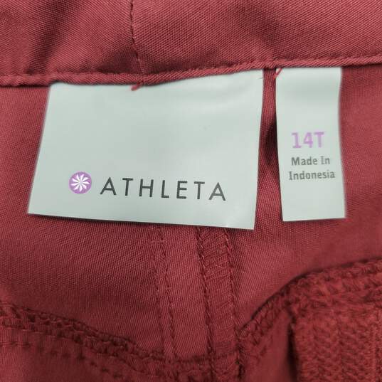 Buy the Athleta NWT Low Rise Dipper Pants - Maroon Women's Size 14T