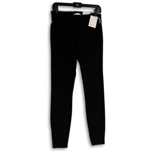 Buy the NWT Womens Black Mid Rise Pull-On Super Skinny Compression