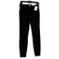 NWT Womens Black Mid Rise Pull-On Super Skinny Compression Leggings Size M image number 1