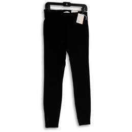 NWT Womens Black Mid Rise Pull-On Super Skinny Compression Leggings Size M