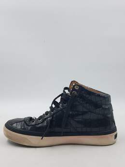 Authentic Jimmy Choo Black Croc Mid Sneaker M 7 alternative image