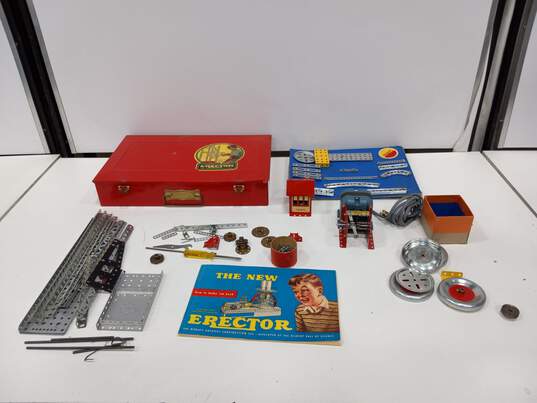 Vintage Erector No. 6 1/2 All Electric Construction Toy Set IOB image number 1