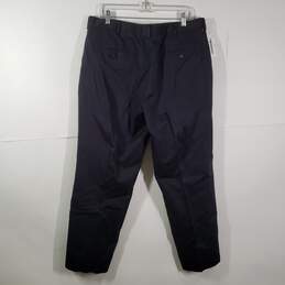 Mens Cotton Relaxed Fit Slash Pockets Flat Front Dress Pants Size 38x30 alternative image