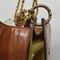 Charles & Keith Croc Embossed Mini Chain Shoulder Bag Tan image number 5