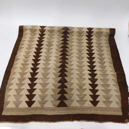 Vintage Handmade Woven Native American Tapestry Blanket