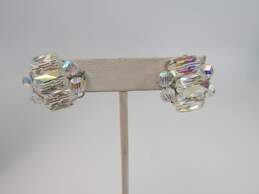 Vintage Icy Aurora Borealis 2-Strand Necklaces & Earrings 149.2 alternative image