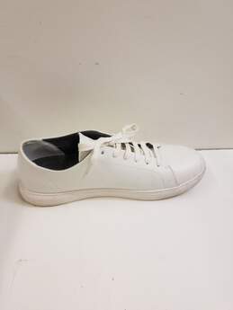Armani Emporio White Leather Low Lace Up Sneakers Men's Size 11 M alternative image
