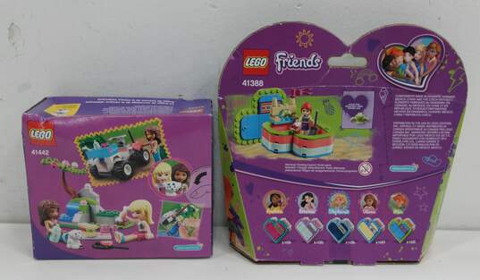 2 LEGO Friends Sets Vet Clinic Rescue Buggy #41442 & Mia's Summer Heart Box #41388 image number 8