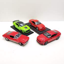 Maisto Ford Mustang 1:18 Die Cast Car Lot of 4