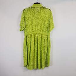 Michael Kors Women Lime Lace Dress L alternative image