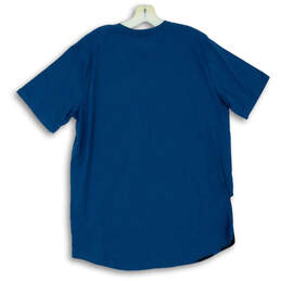 Mens Blue Heather Short Sleeve Round Neck Heatgear Graphic T-Shirt Size XL alternative image