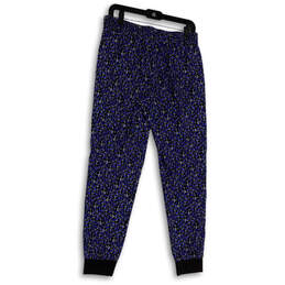 Womens Multicolor Spotted Elastic Waist Pull-On Jogger Pants Size Large alternative image